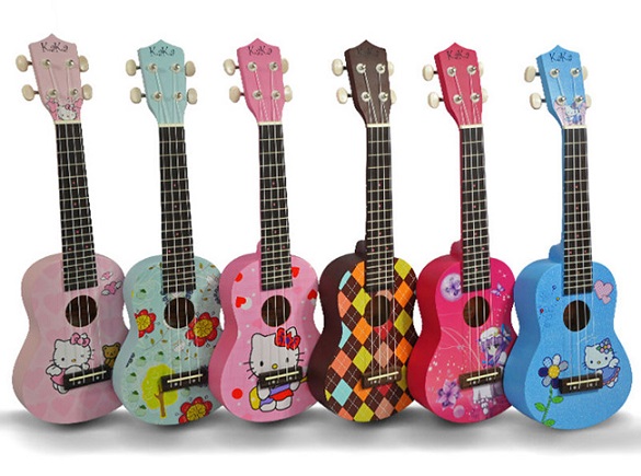 học ukulele